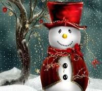 pic for christmas snowman 1440x1280
